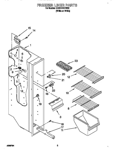 Freezer liner