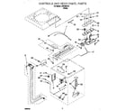Whirlpool LCR7244HQ1 controls and rear panel diagram