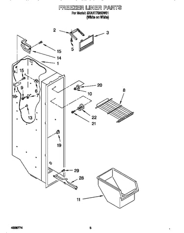 Freezer liner