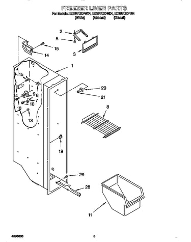 Freezer liner