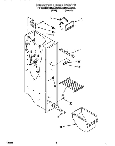 Freezer liner