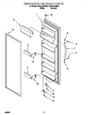 Refrigerator door