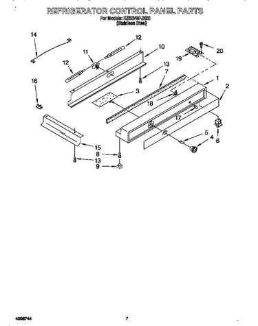 Refrigerator control panel