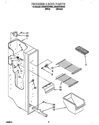 Freezer liner
