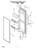 Refrigerator door
