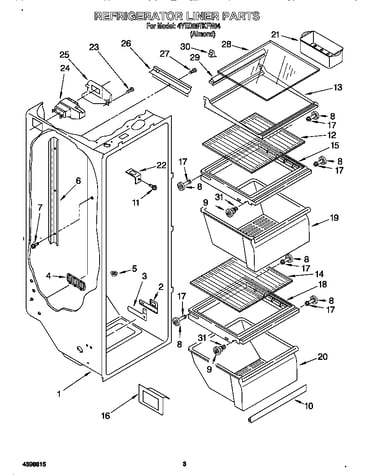 Refrigerator liner