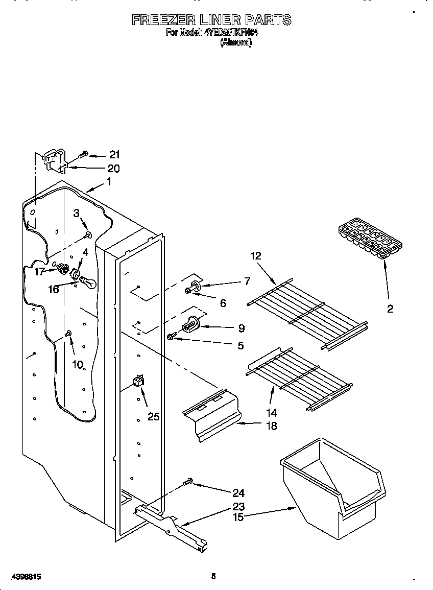 Freezer liner