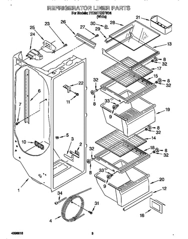 Refrigerator liner