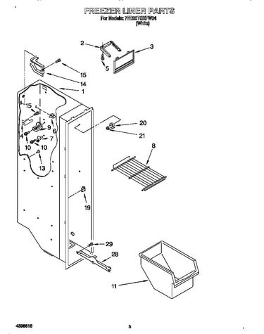 Freezer liner