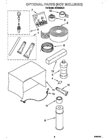 Optional parts (not included)