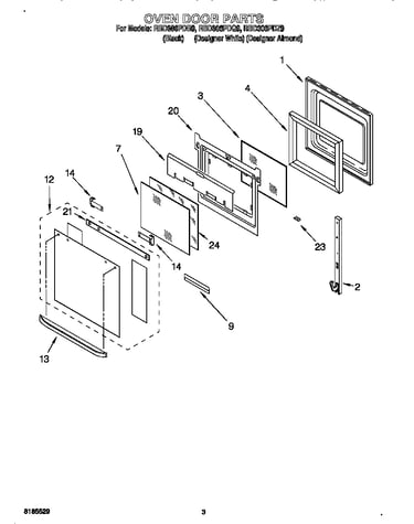 Oven door