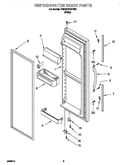 Refrigerator door