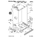 KitchenAid KSSS42QJT00 cabinet diagram