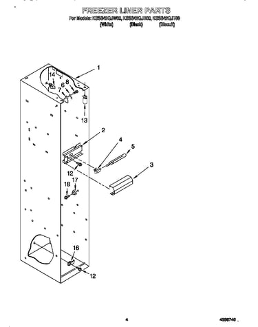 Freezer liner