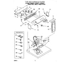 Whirlpool 885462 top and console diagram