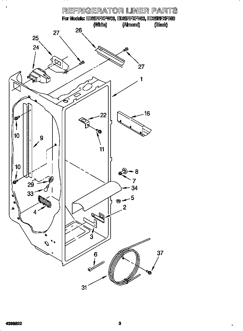 Refrigerator liner