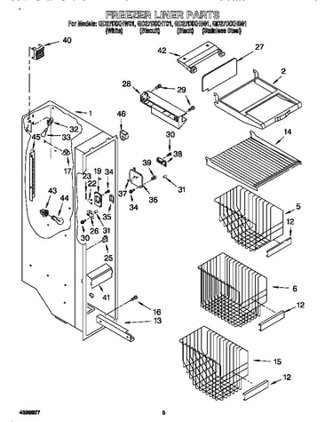 Freezer liner