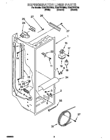 Refrigerator liner