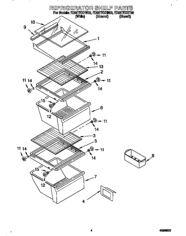 Refrigerator shelf