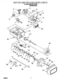 Motor and ice container