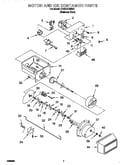 Motor and ice container