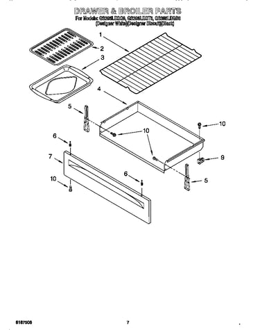 Drawer & broiler