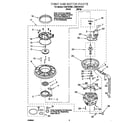 Whirlpool DU931SCGQ1 pump and motor diagram