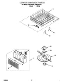 Lower dishrack