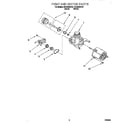 Roper RUD5000HB1 pump and motor diagram