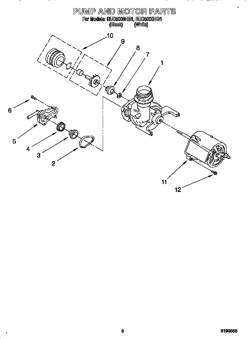 Pump and motor
