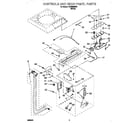 Whirlpool CCW5294W1 controls and rear panel diagram