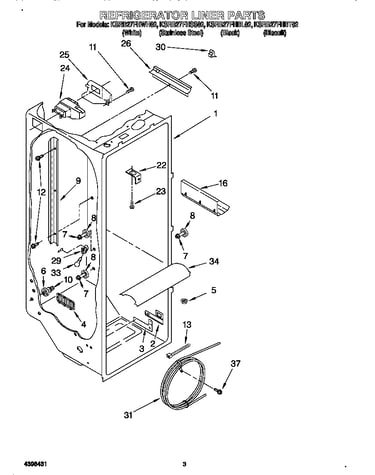 Refrigerator liner