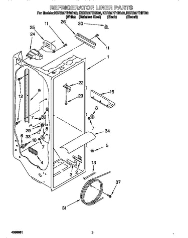 Refrigerator liner