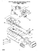 Motor and ice container