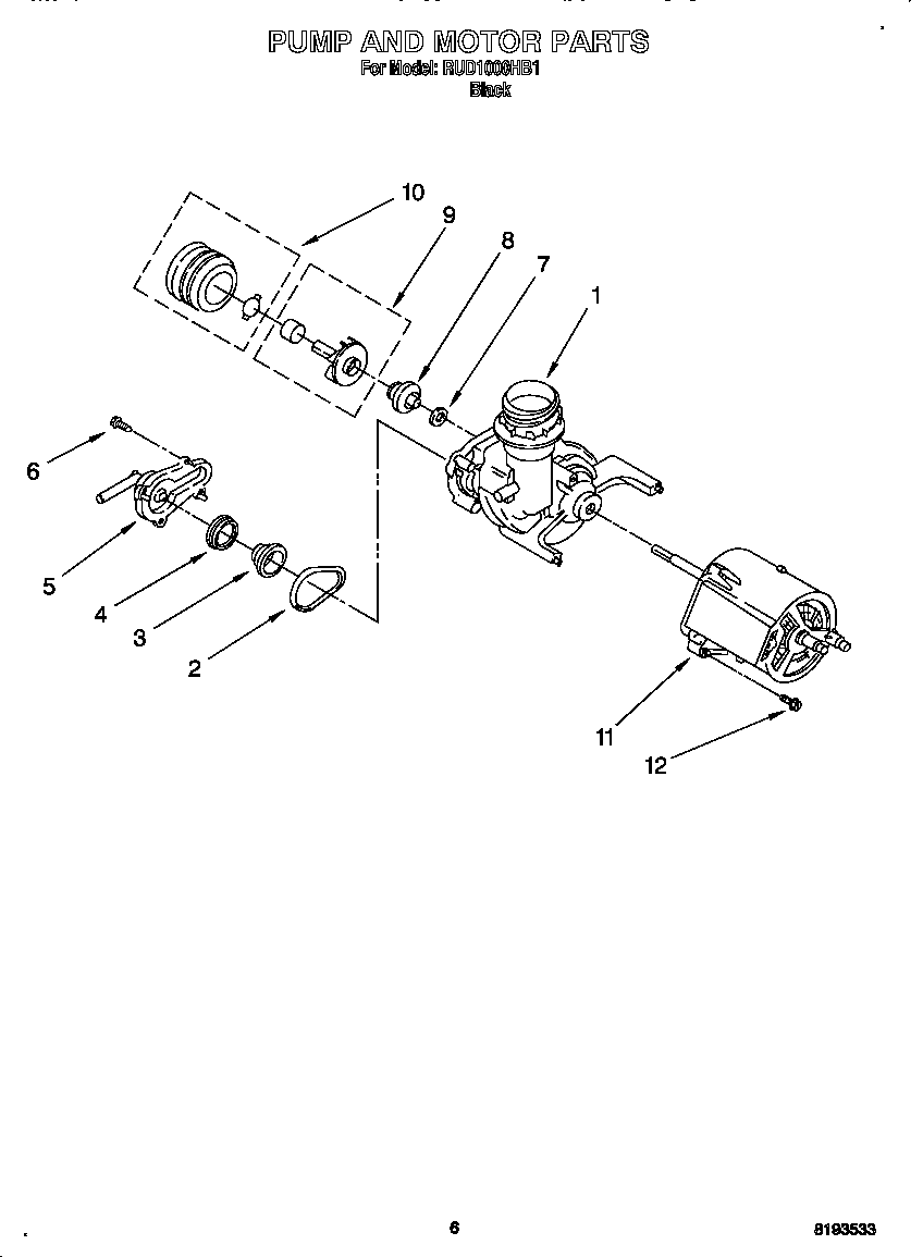 Pump and motor