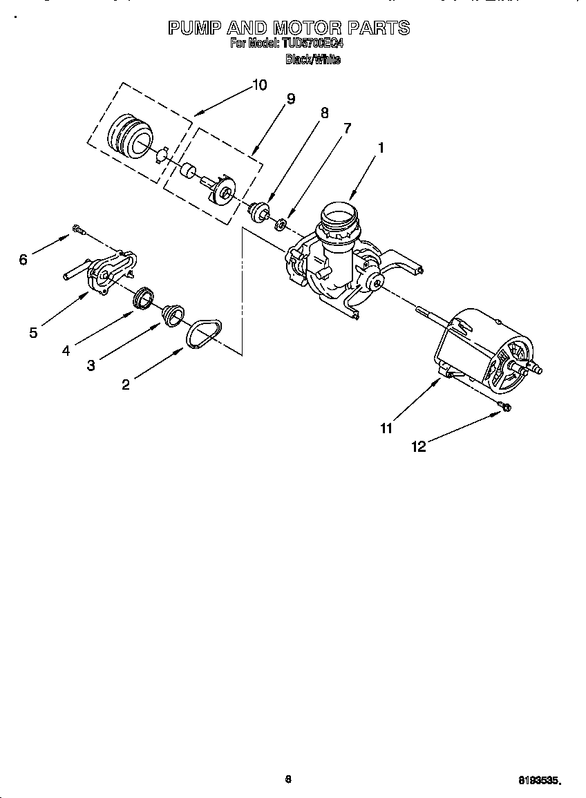Pump and motor