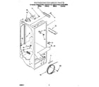 Whirlpool ED22QFXHT00 refrigerator liner diagram
