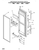 Refrigerator door