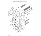 Whirlpool ACE114XJ0 air flow and control diagram