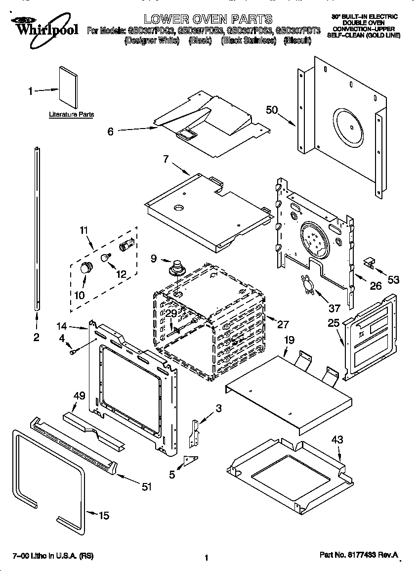 Lower oven