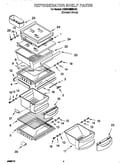 Refrigerator shelf