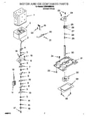 Motor and ice container