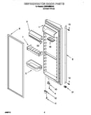 Refrigerator door
