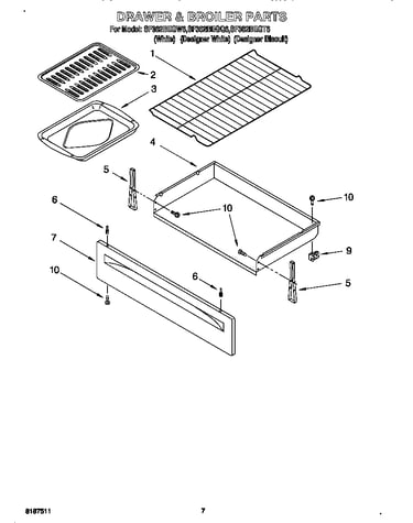 Drawer and broiler