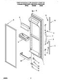 Refrigerator door