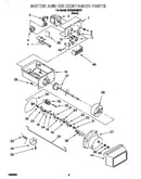 Motor and ice container