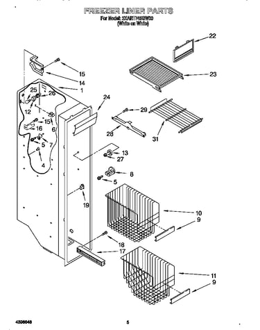 Freezer liner