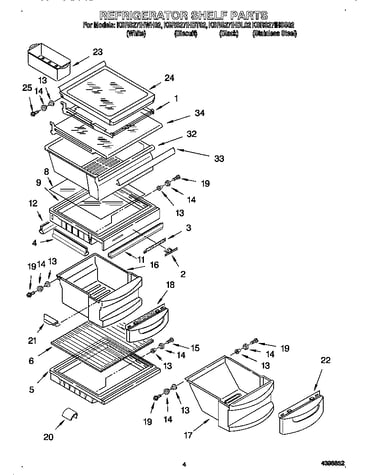 Refrigerator shelf