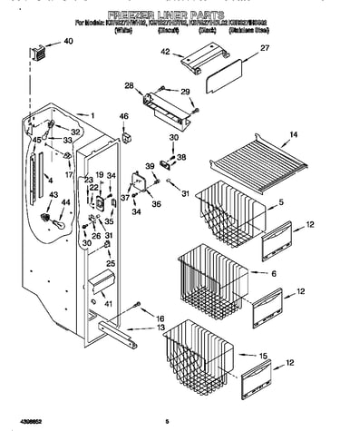 Freezer liner