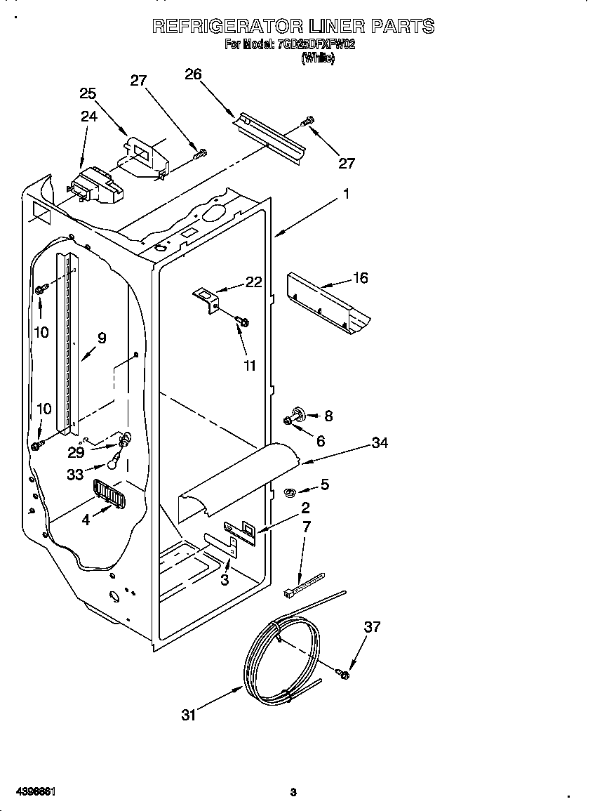 Refrigerator liner